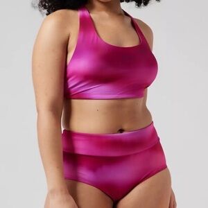 Athleta Pink Bikini Swimwear